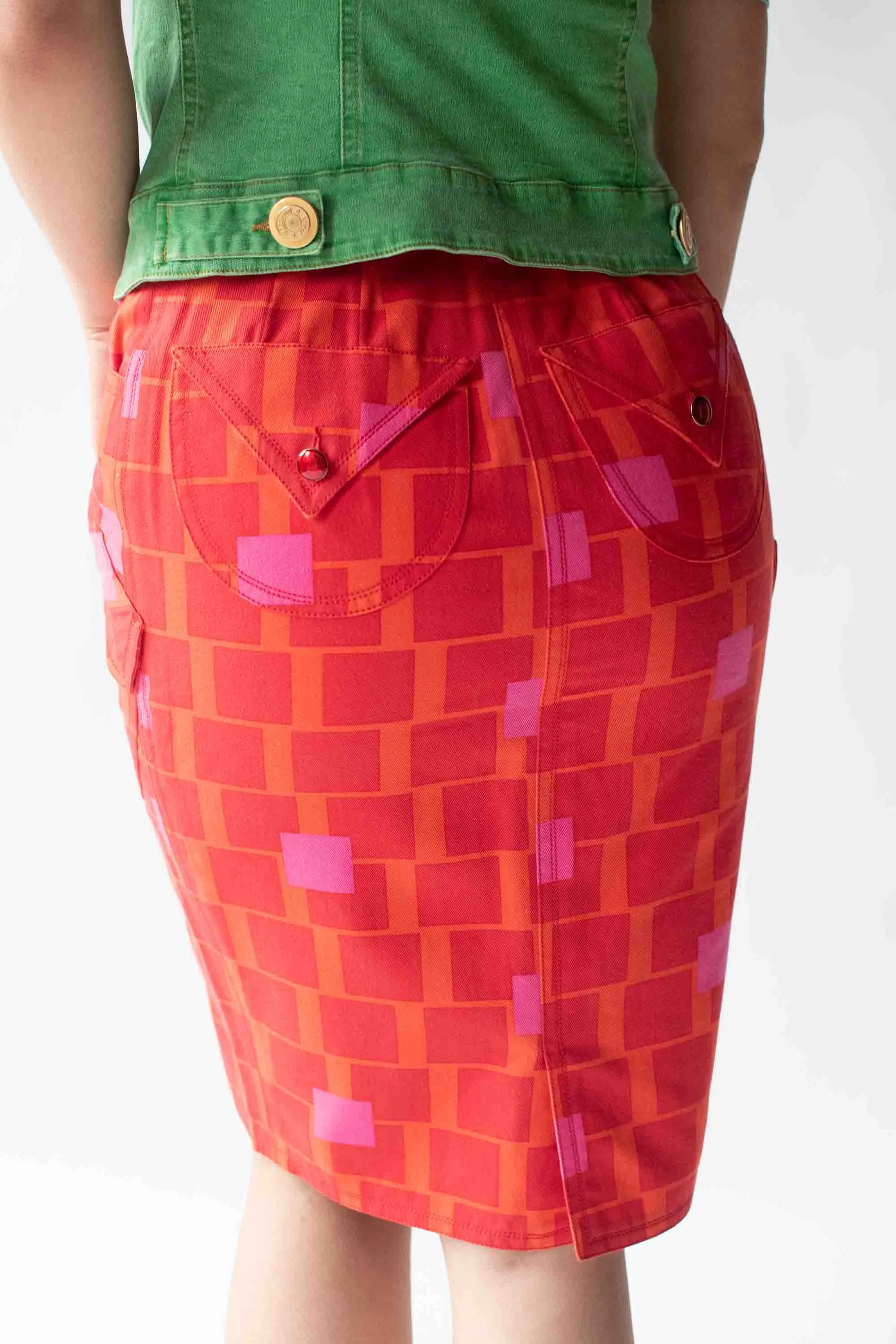 1990s Printed Skirt | Versace
