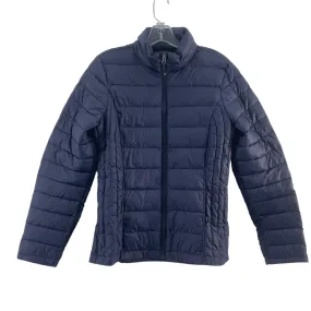 32 Degrees Women's Blue Full Zip Goose Down Puffer Jacket, Nylon M Preowned