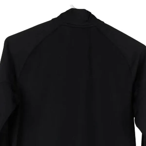 Age 13-14 Puma Spellout Track Jacket - Large Black Polyester