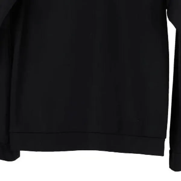 Age 13-14 Puma Spellout Track Jacket - Large Black Polyester
