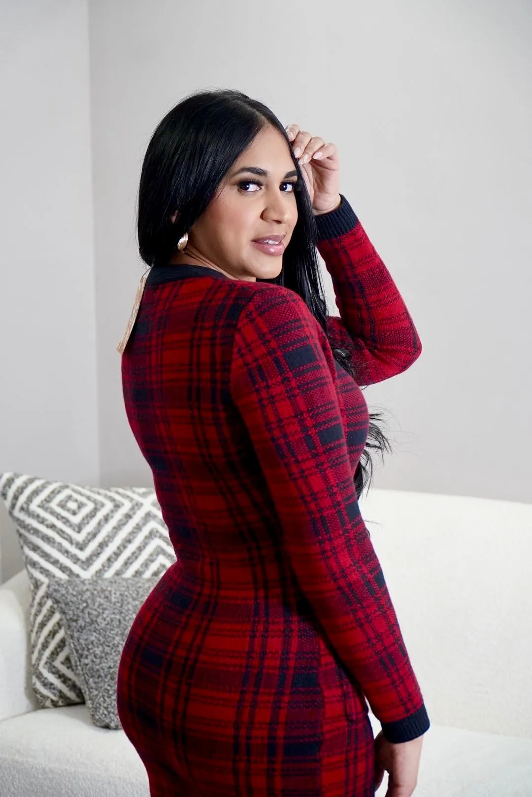 ANALIA KNIT MINI DRESS