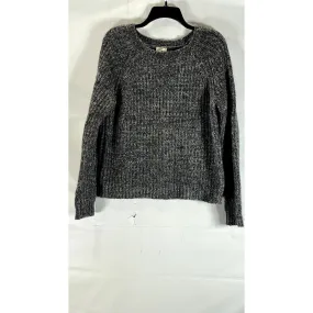 ANDREA JOVINE Women's Heather Gray Knit Pullover Sweater SZ L