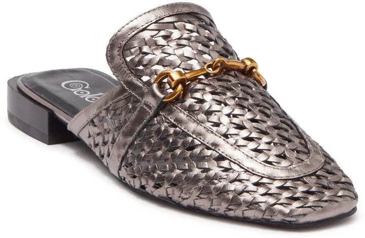 Anthracite Woven Mule
