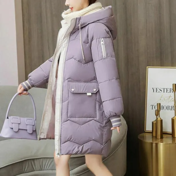 Autri Parka | Wasserfeste lange Puffer-Winterjacke für Damen