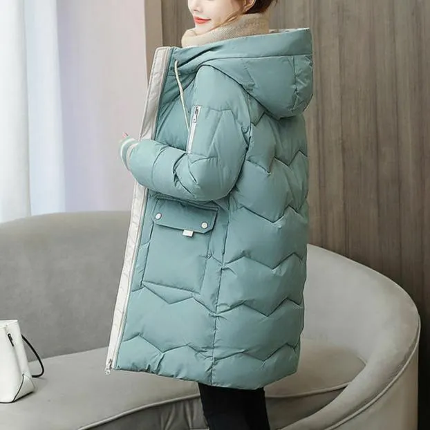 Autri Parka | Wasserfeste lange Puffer-Winterjacke für Damen