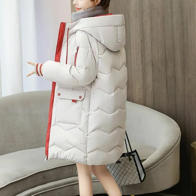 Autri Parka | Wasserfeste lange Puffer-Winterjacke für Damen