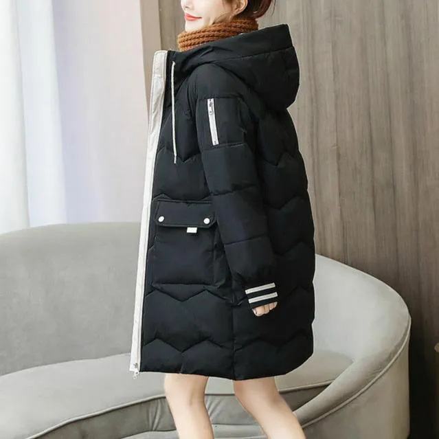 Autri Parka | Wasserfeste lange Puffer-Winterjacke für Damen