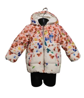 BABY GIRL SIZE 18/24 MONTHS - ZARA BabyGirl Collection, Floral Puffer Jacket VGUC B28