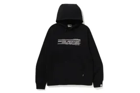 BAPE Embroidery Pullover Hoodie Black