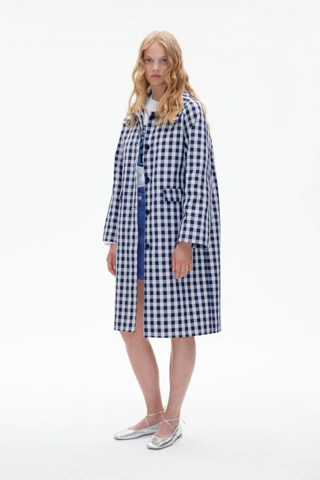 Baum Und Pferdgarten Devon Coat in Blue Copenhagen Check