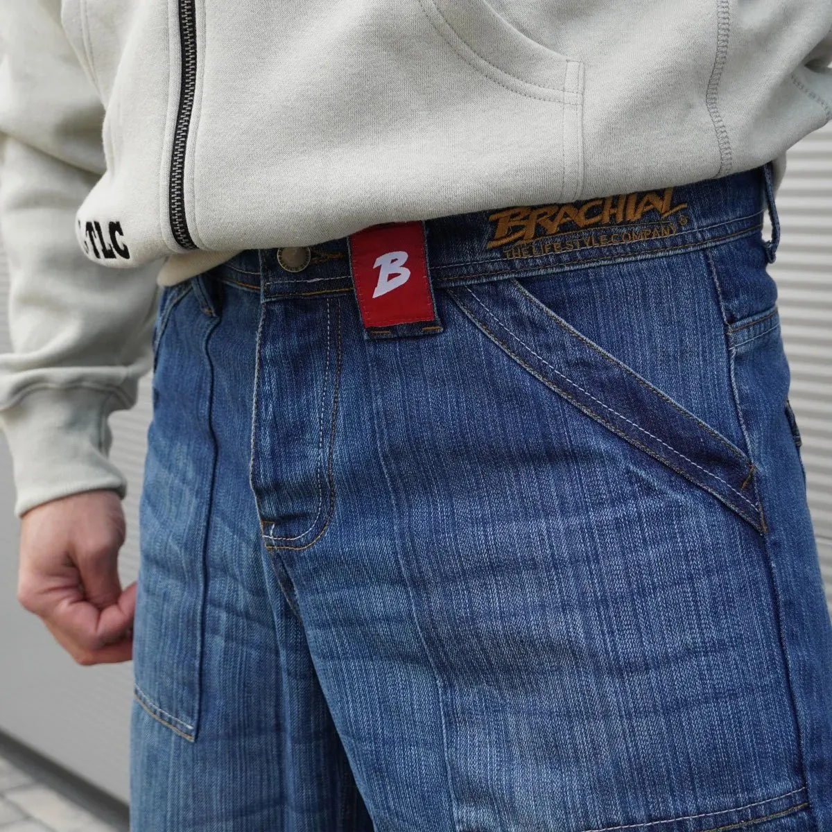 Brachial Jeans Advantage - Dark Wash Stripe