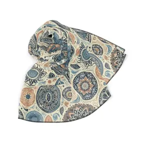 Chic Geometrical Pattern Poly Scarf for Modern Style