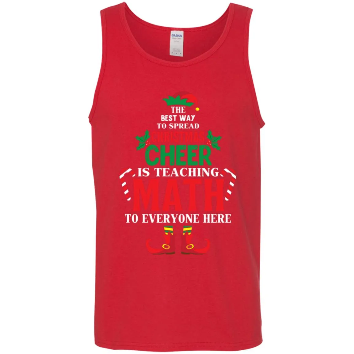 Christmas Cheer Is Teaching Math Men Tank Top