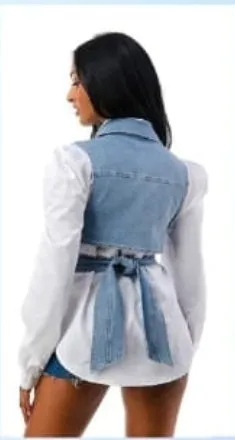 Denim Vest and Shirt