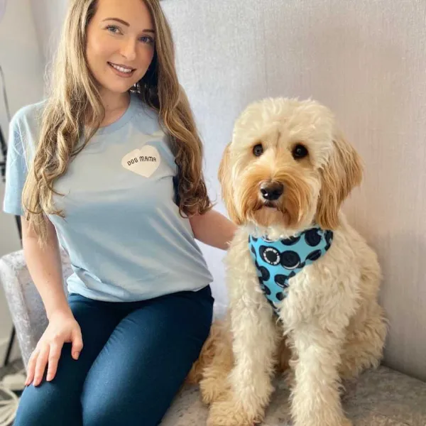 Dog Mama Heart Printed T-Shirt