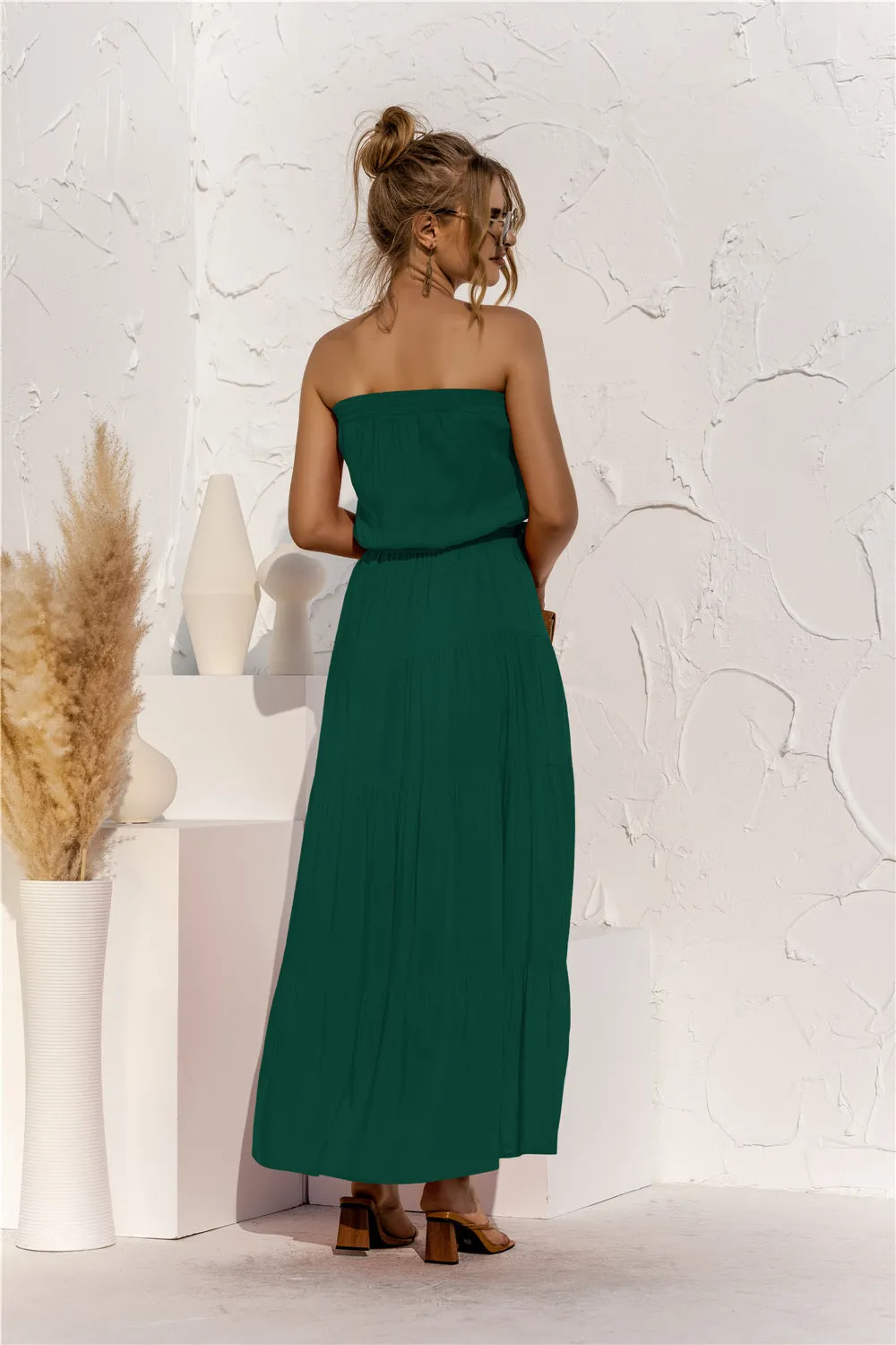 Don’t Mind Me Strapless Maxi Dress