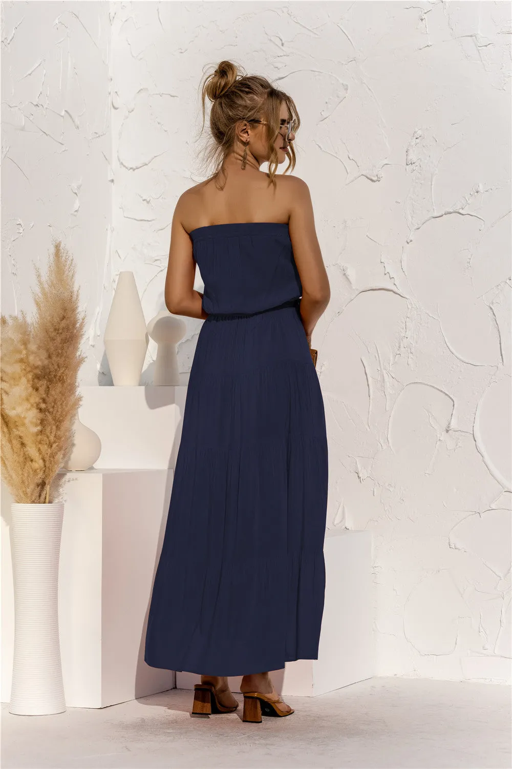 Don’t Mind Me Strapless Maxi Dress