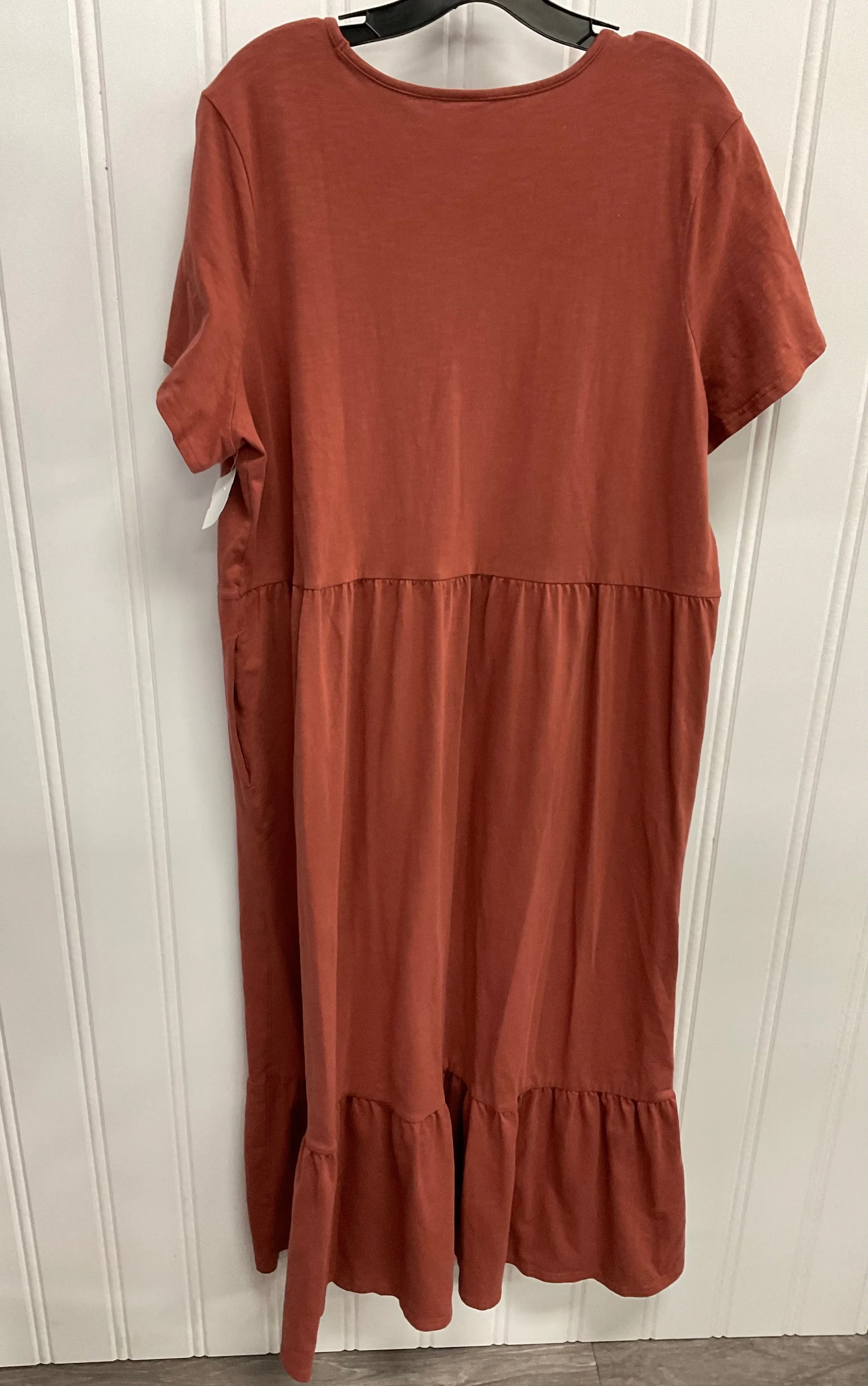 Dress Casual Maxi By Old Navy In Orange, Size:Xxl