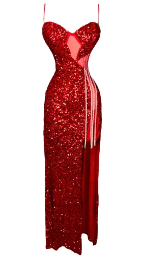 Evelyn Dress - Red