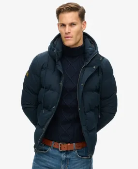 Everest Short Hooded Puffer-Eclipse Navy
