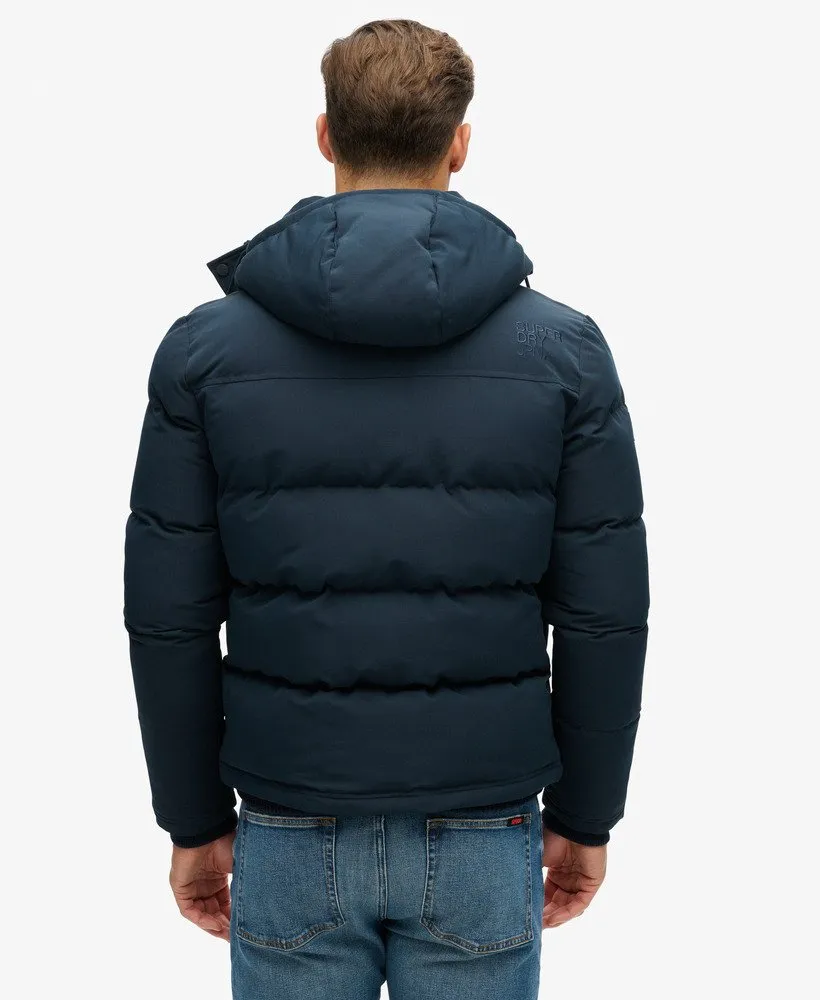 Everest Short Hooded Puffer-Eclipse Navy