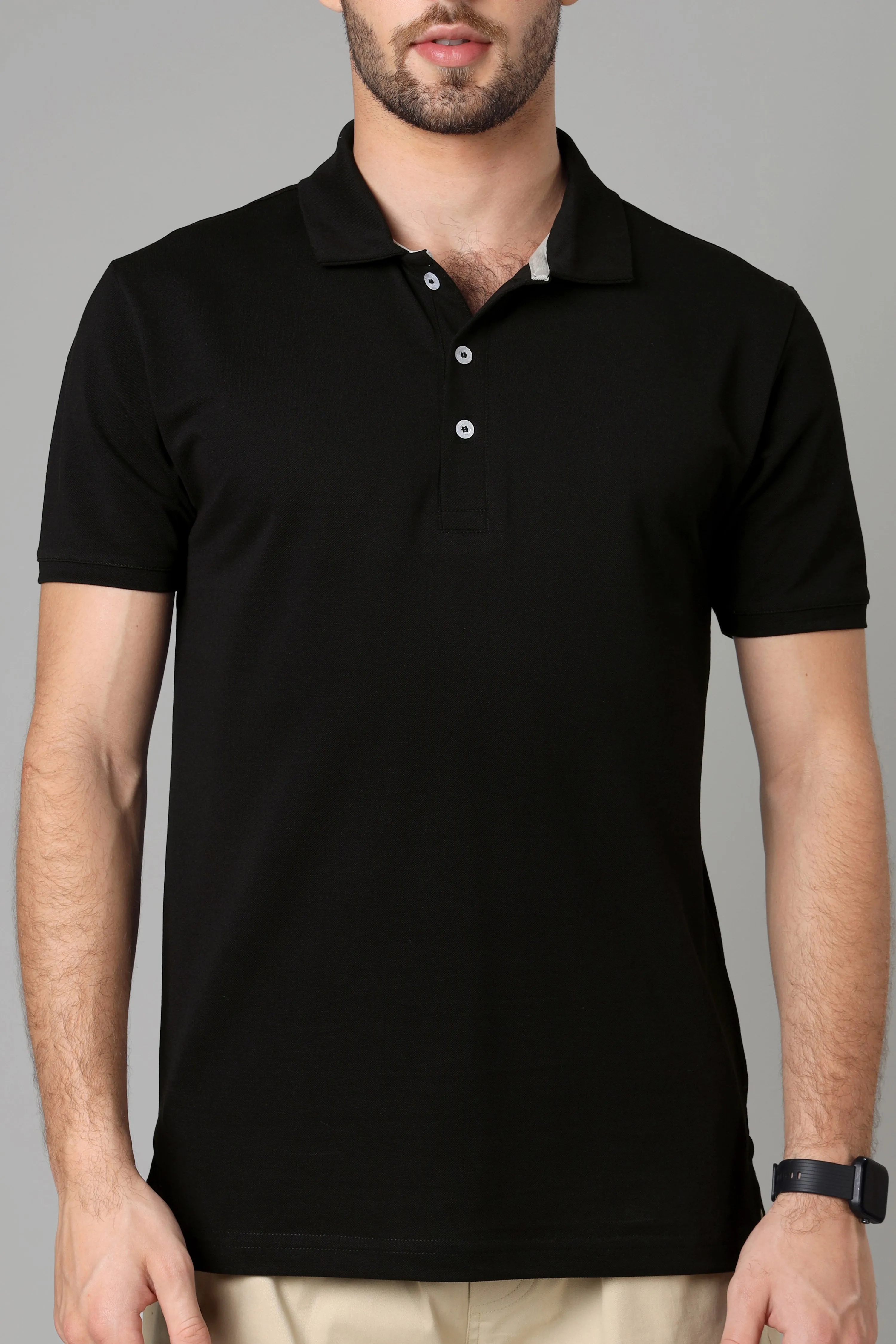 Exclusive Black Polo T-Shirt For Men
