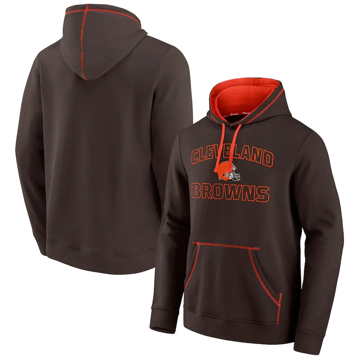 Fanatics NFL Men's Cleveland Browns Tiebreaker Fleece Pullover Hoodie