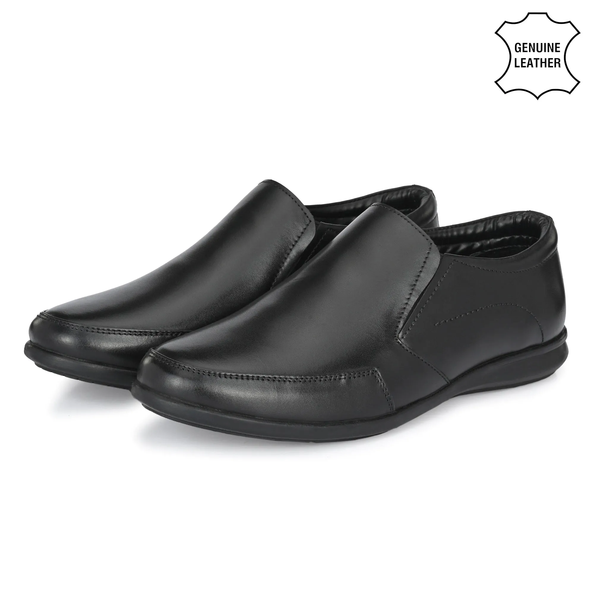 Formal Full Grain Leather Slip Ons