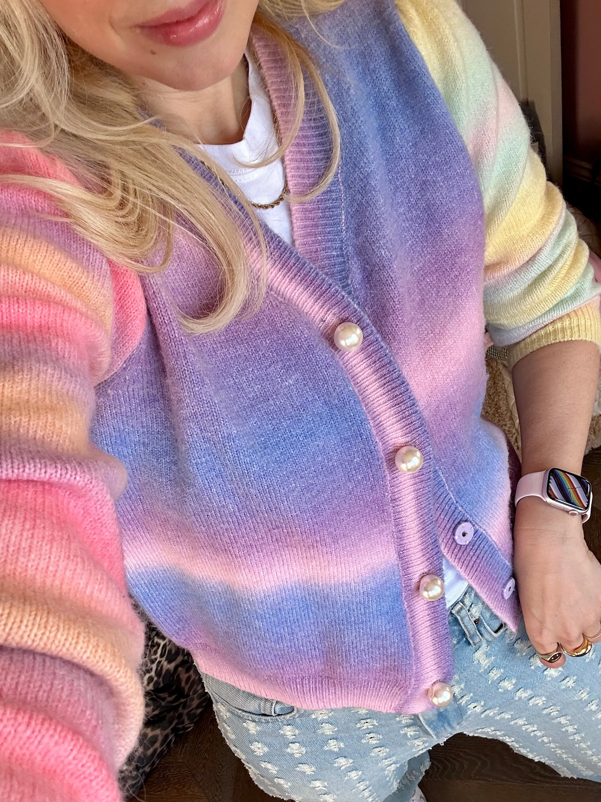 Hilda Ombre Mix Cardigan