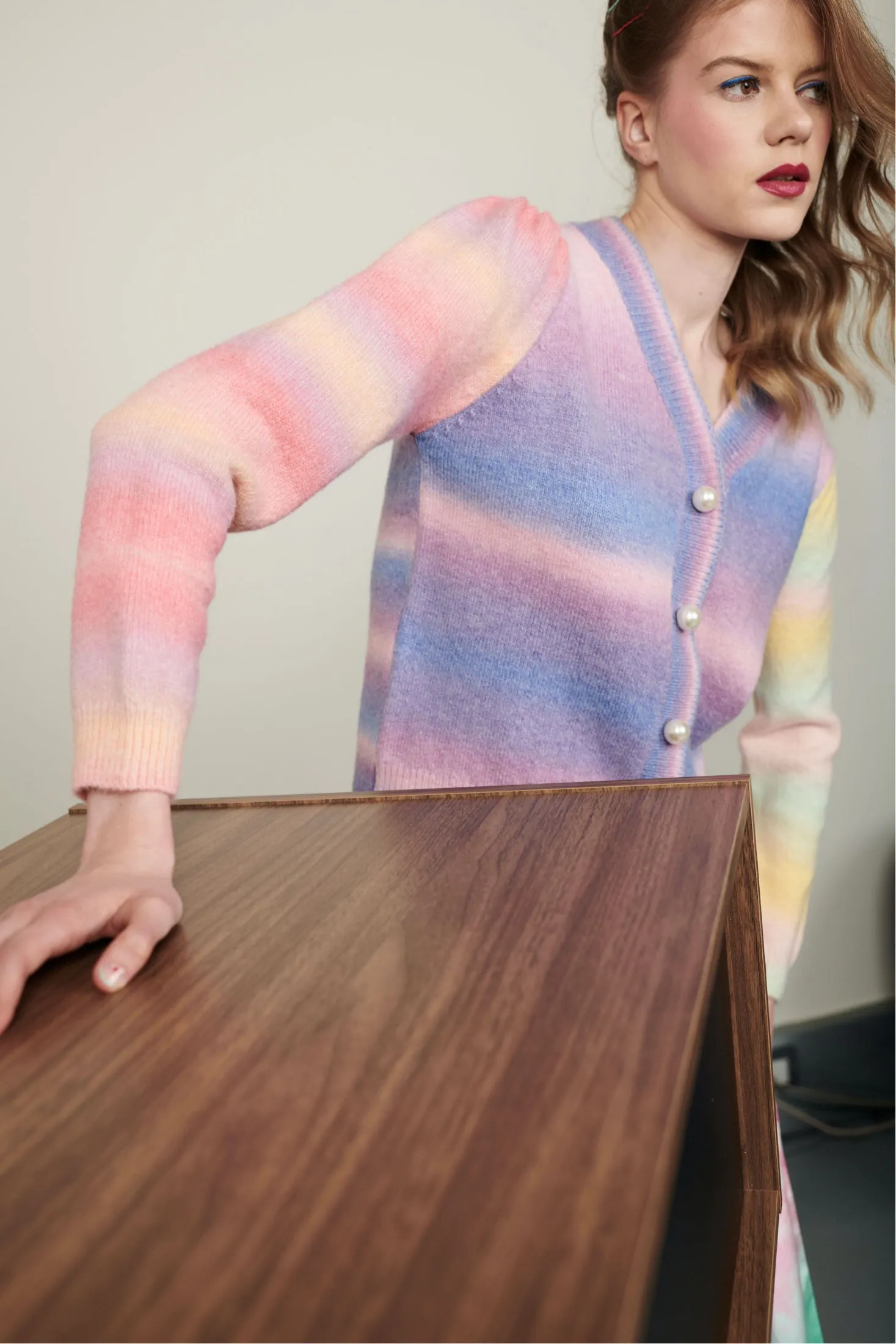 Hilda Ombre Mix Cardigan