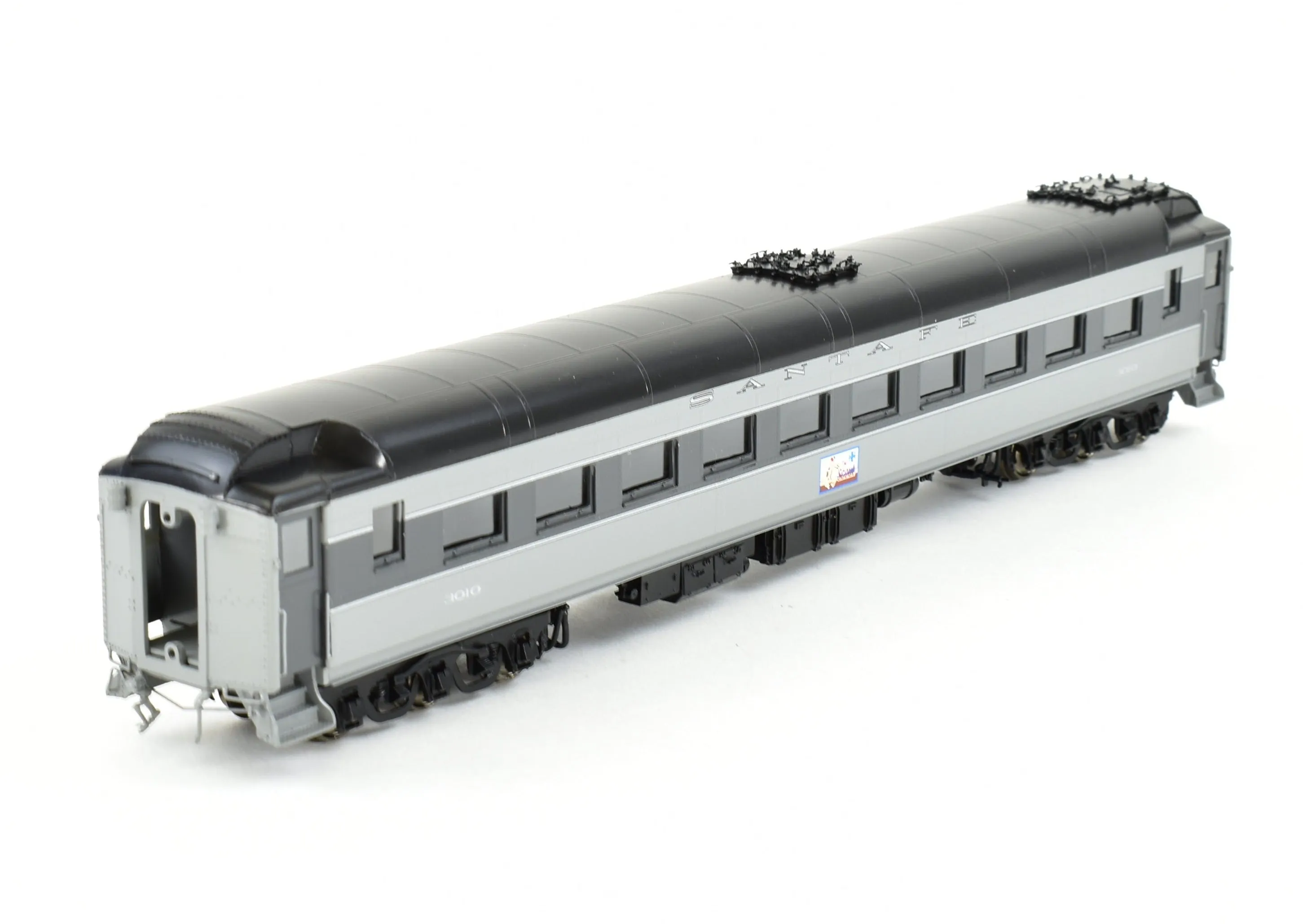 HO Brass Pecos River Brass ATSF - Santa Fe Heavyweight 3000 Series Chair Car FP Grey "The Scout"