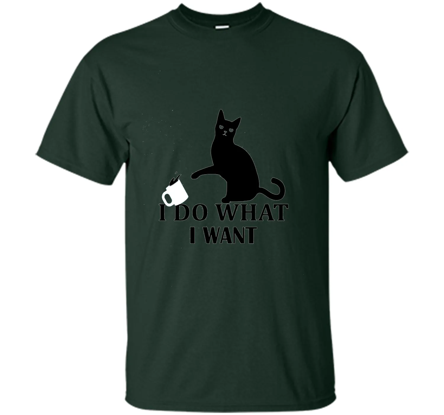 I Do What I Want | Funny Joke Cat Animal T-Shirt
