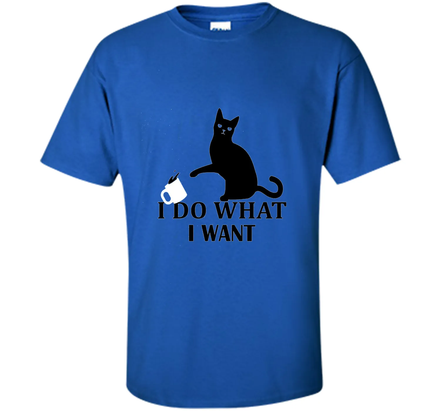 I Do What I Want | Funny Joke Cat Animal T-Shirt