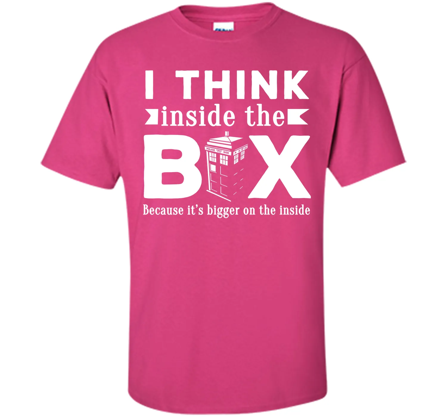 I think inside the box doctor who tardis T-Shirt