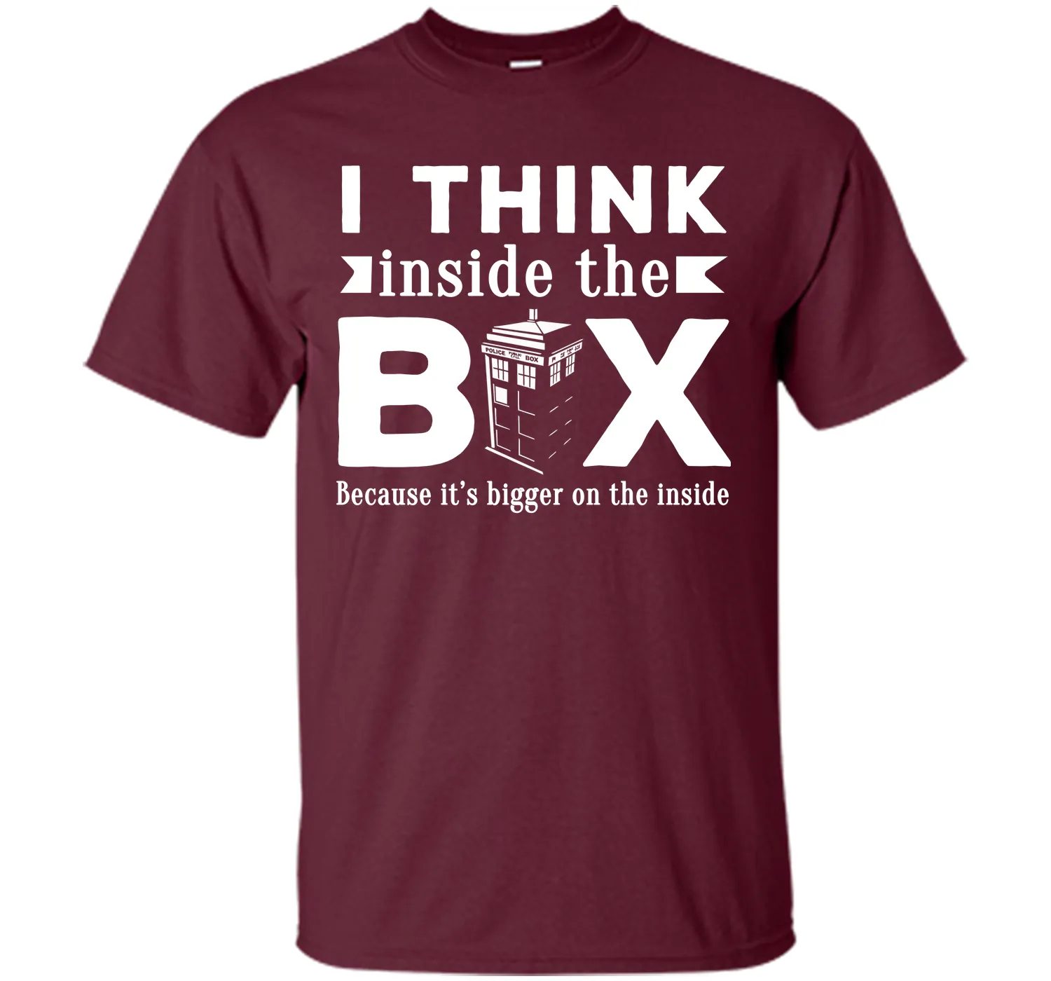 I think inside the box doctor who tardis T-Shirt