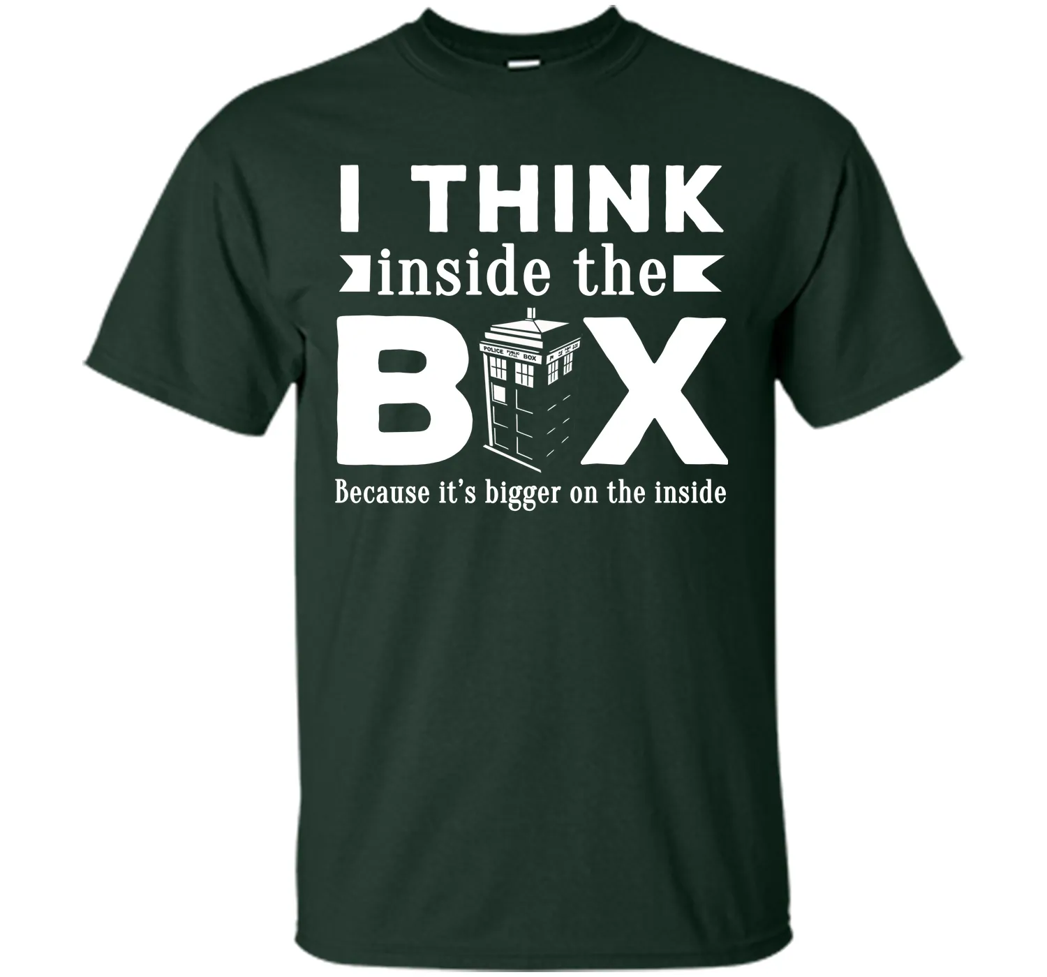 I think inside the box doctor who tardis T-Shirt