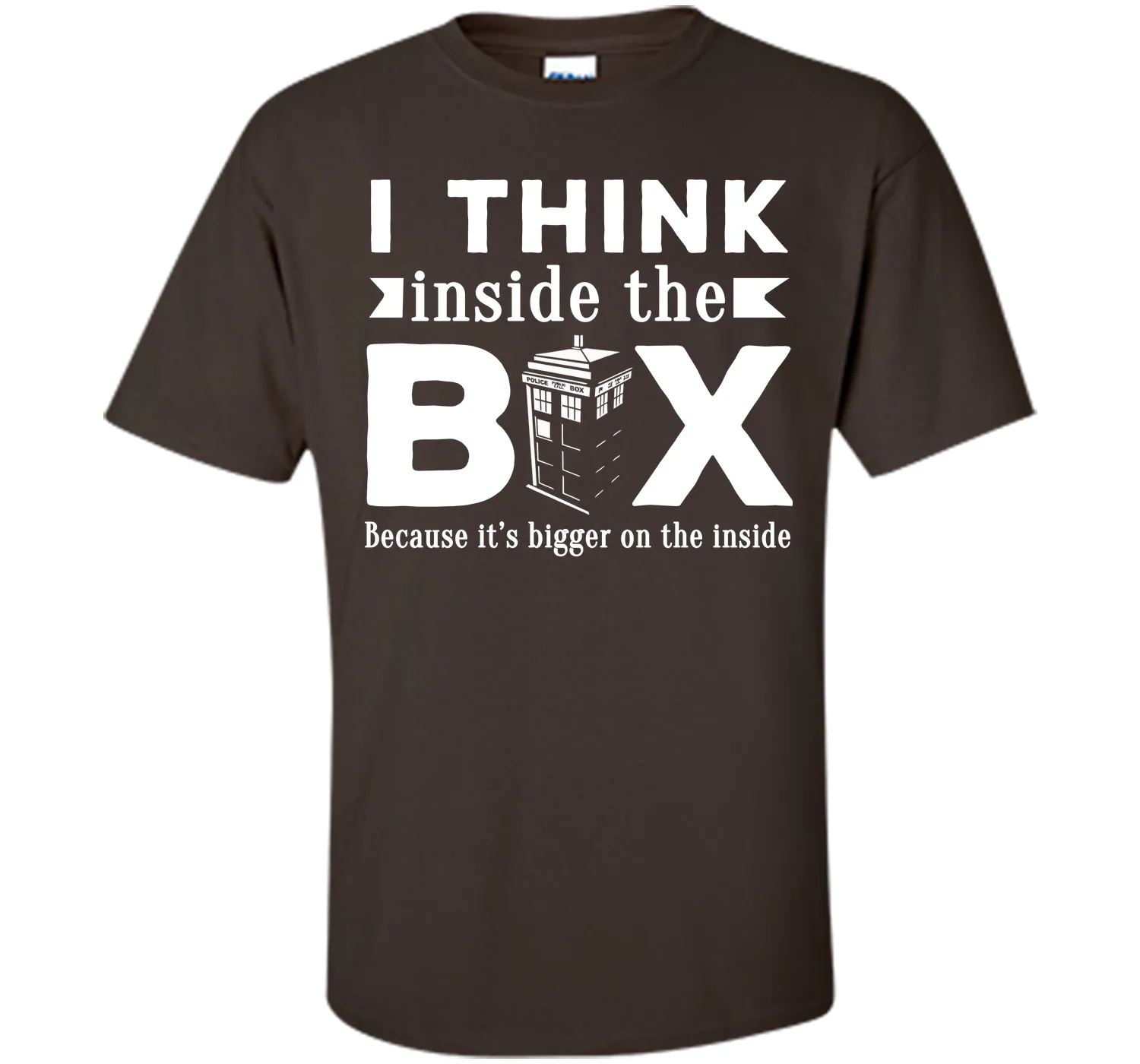 I think inside the box doctor who tardis T-Shirt