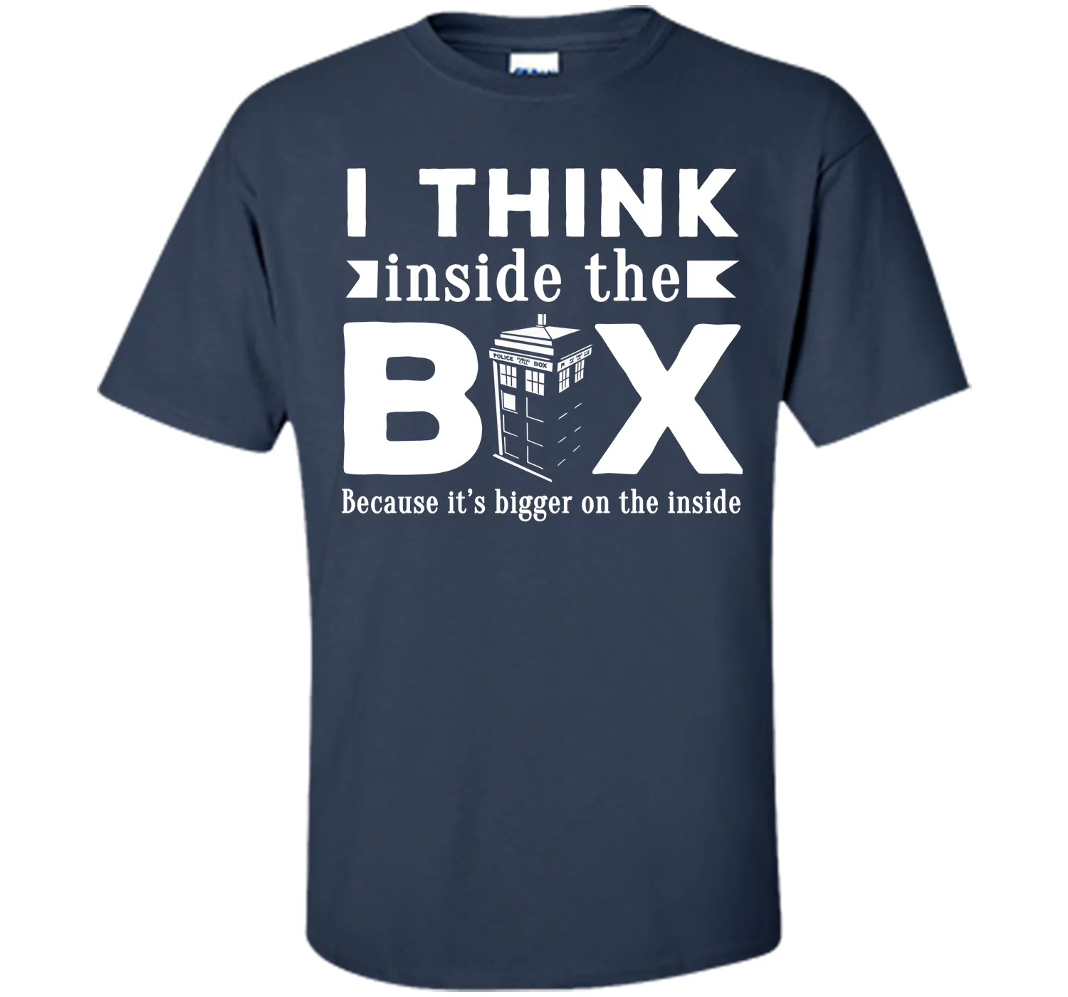 I think inside the box doctor who tardis T-Shirt