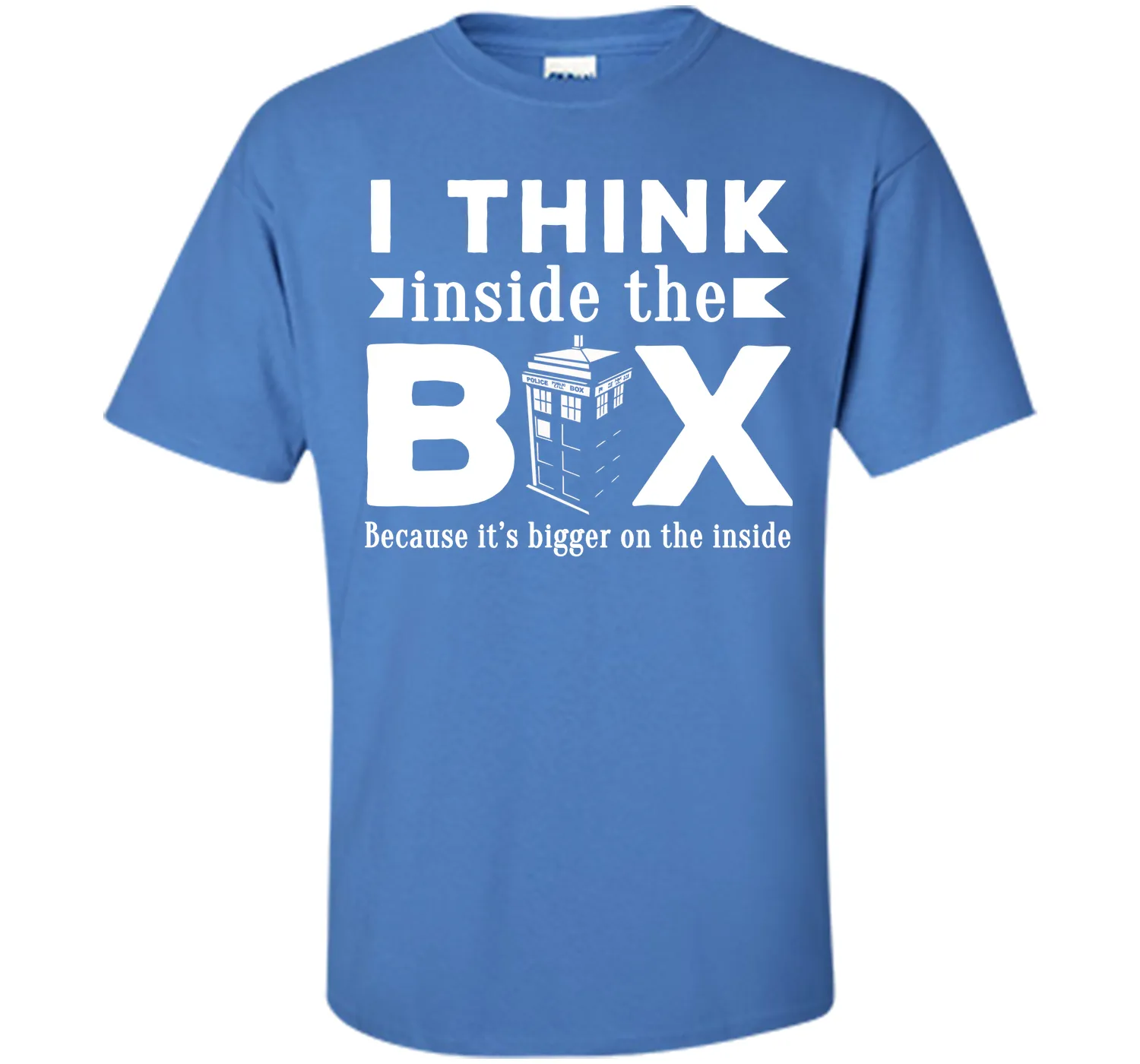 I think inside the box doctor who tardis T-Shirt