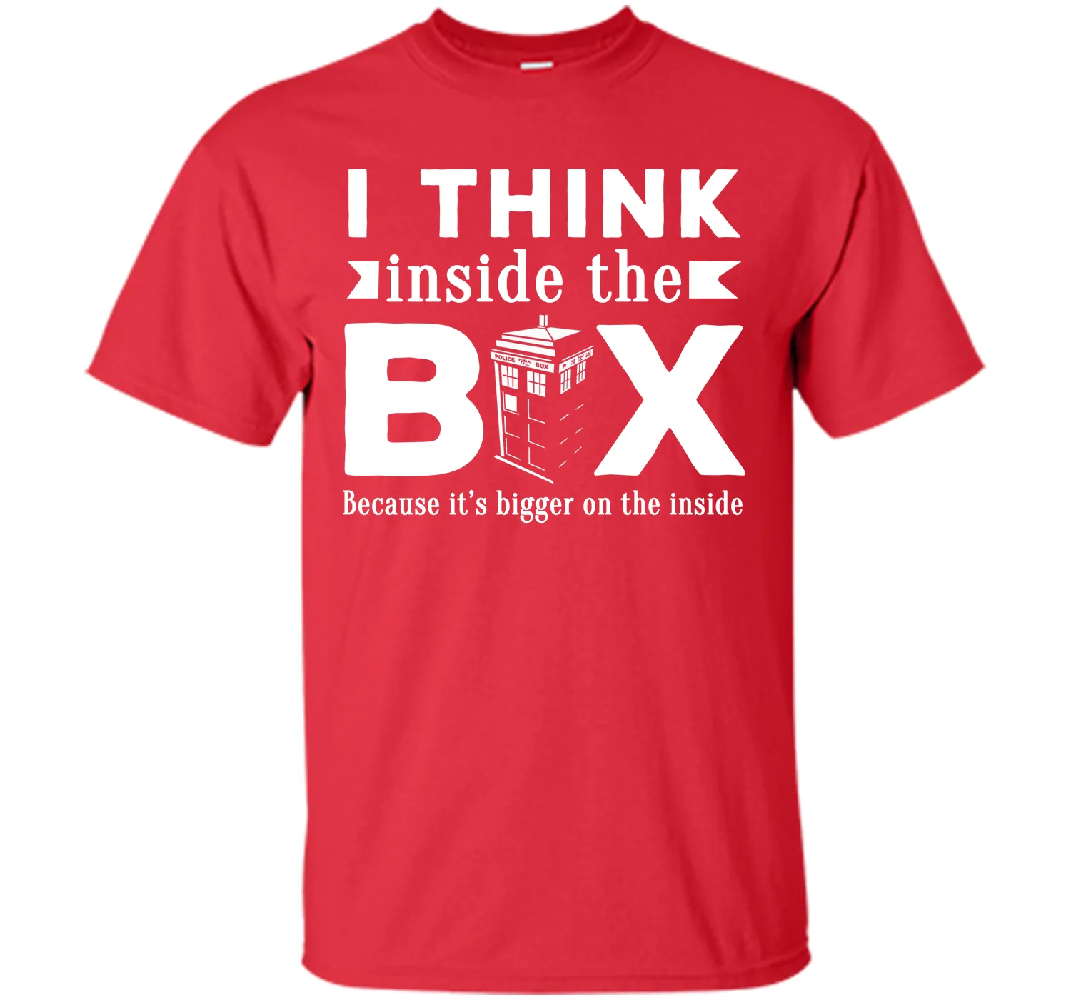 I think inside the box doctor who tardis T-Shirt