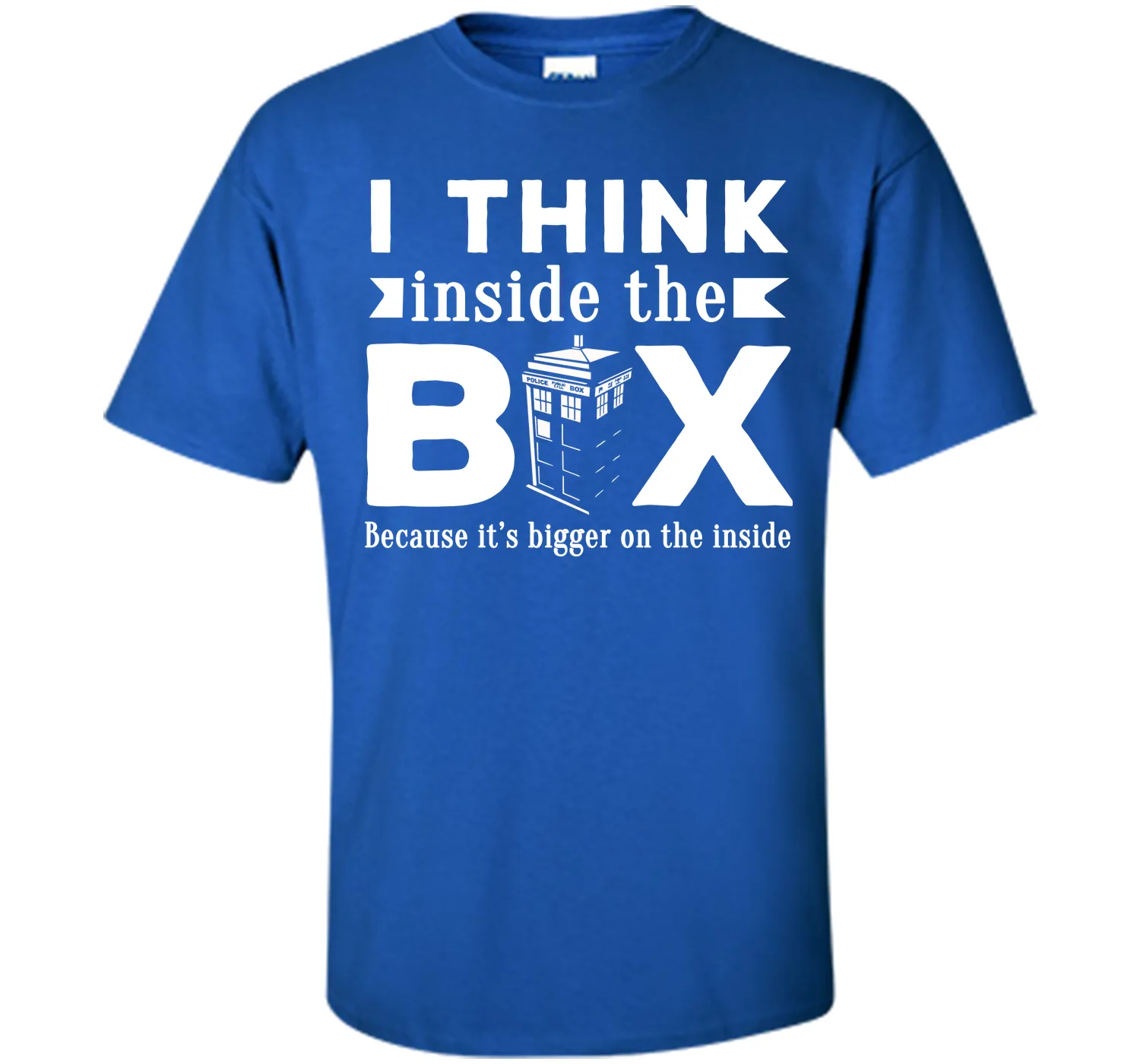 I think inside the box doctor who tardis T-Shirt
