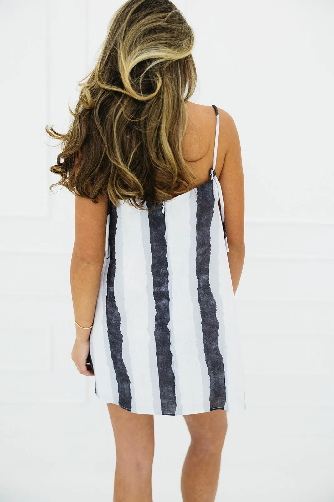 Junie Mini Dress - Black Multi