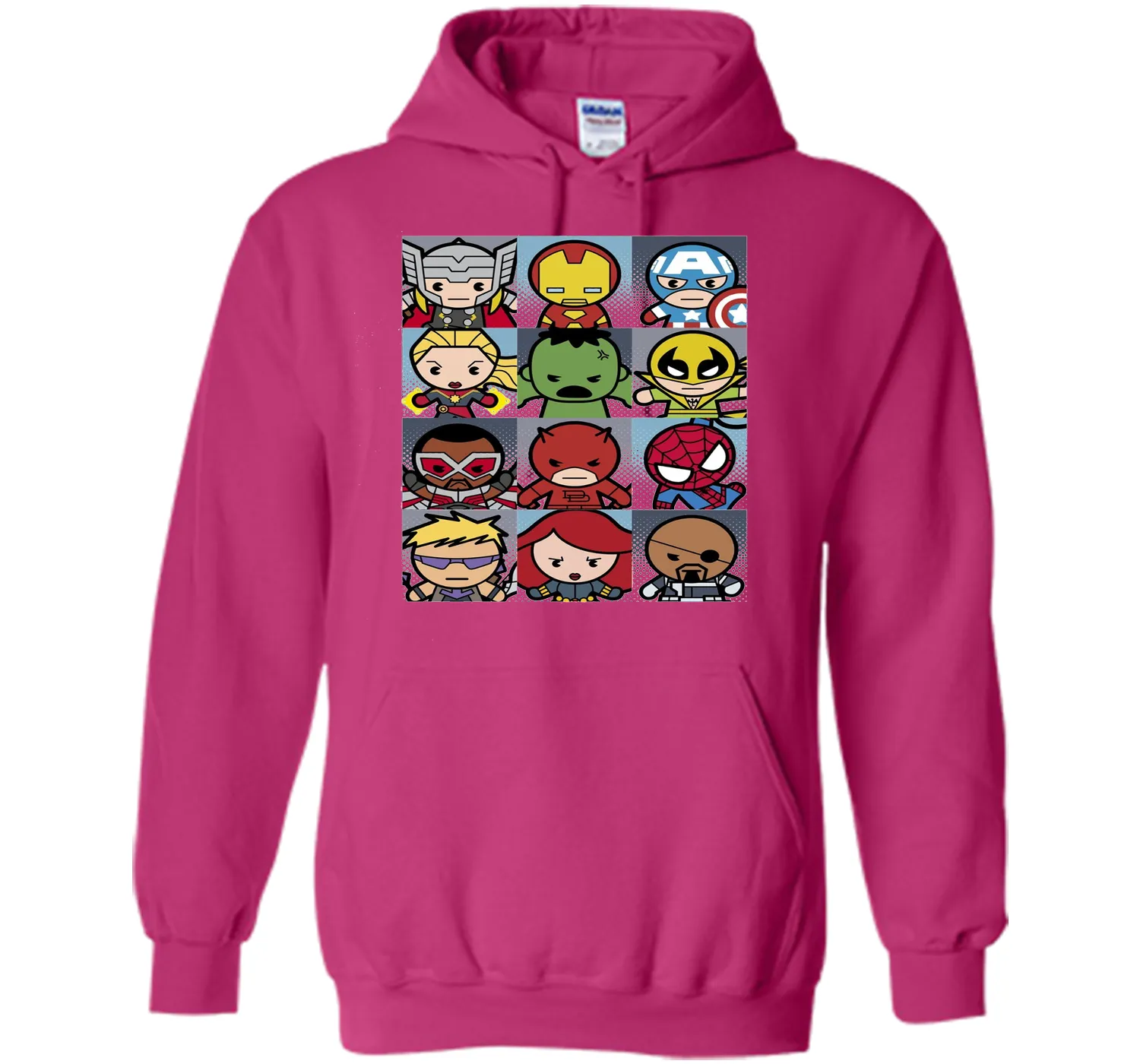 Kawaii Heroes Graphic T-Shirt