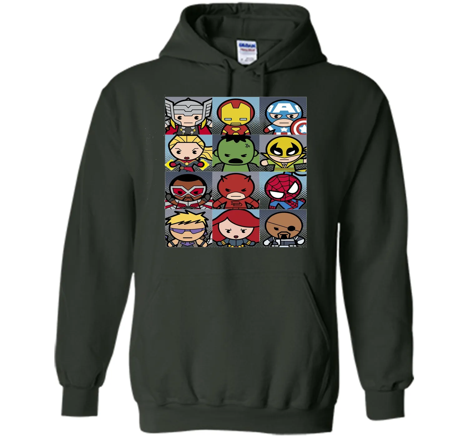 Kawaii Heroes Graphic T-Shirt