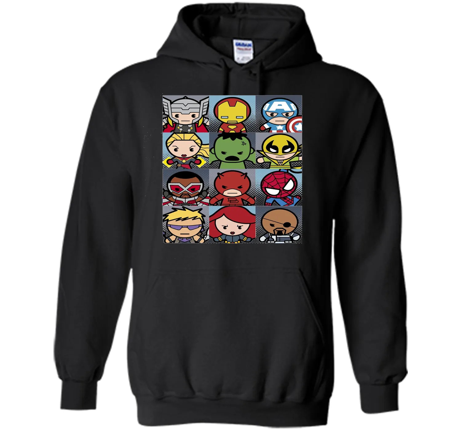 Kawaii Heroes Graphic T-Shirt