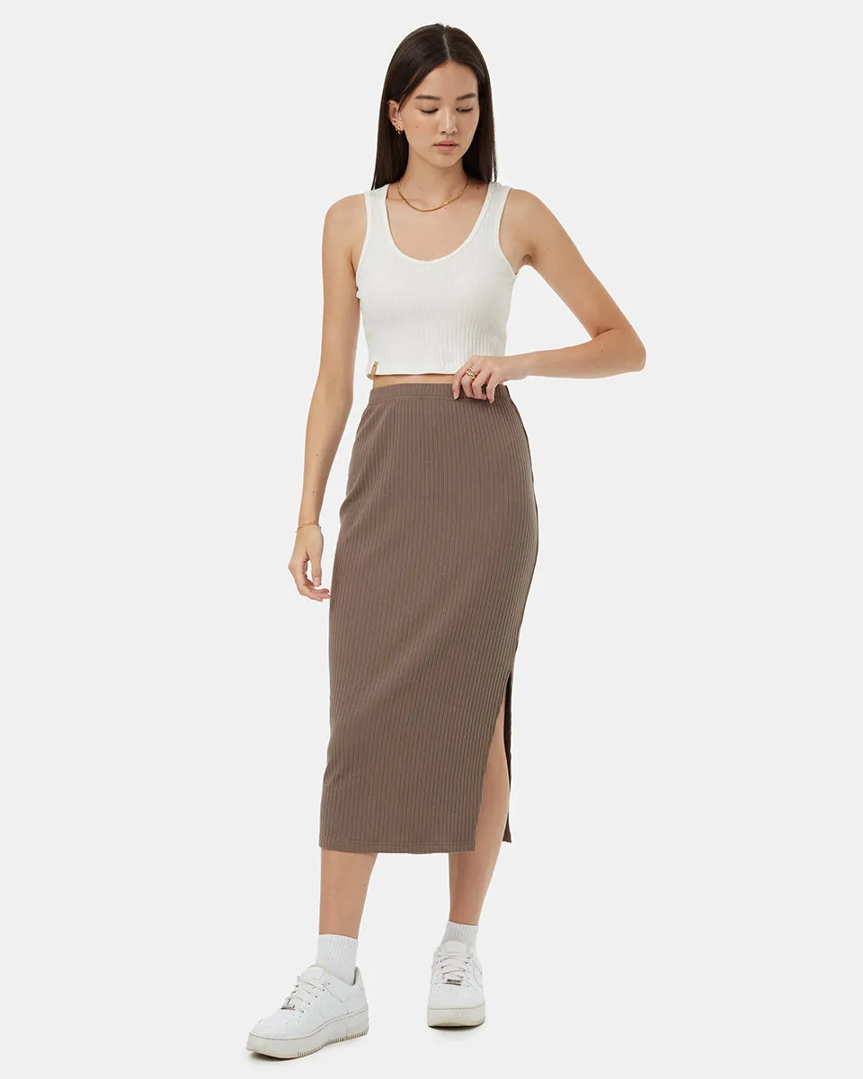 Knit Rib Skirt