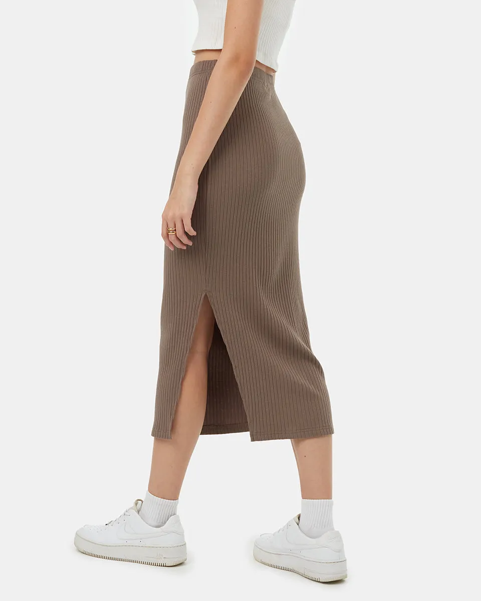 Knit Rib Skirt
