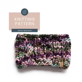 KNITTING PATTERN: Spindrift Headband, Easy Cable Knit Super Bulky Headband/Earwarmer Knitting Pattern