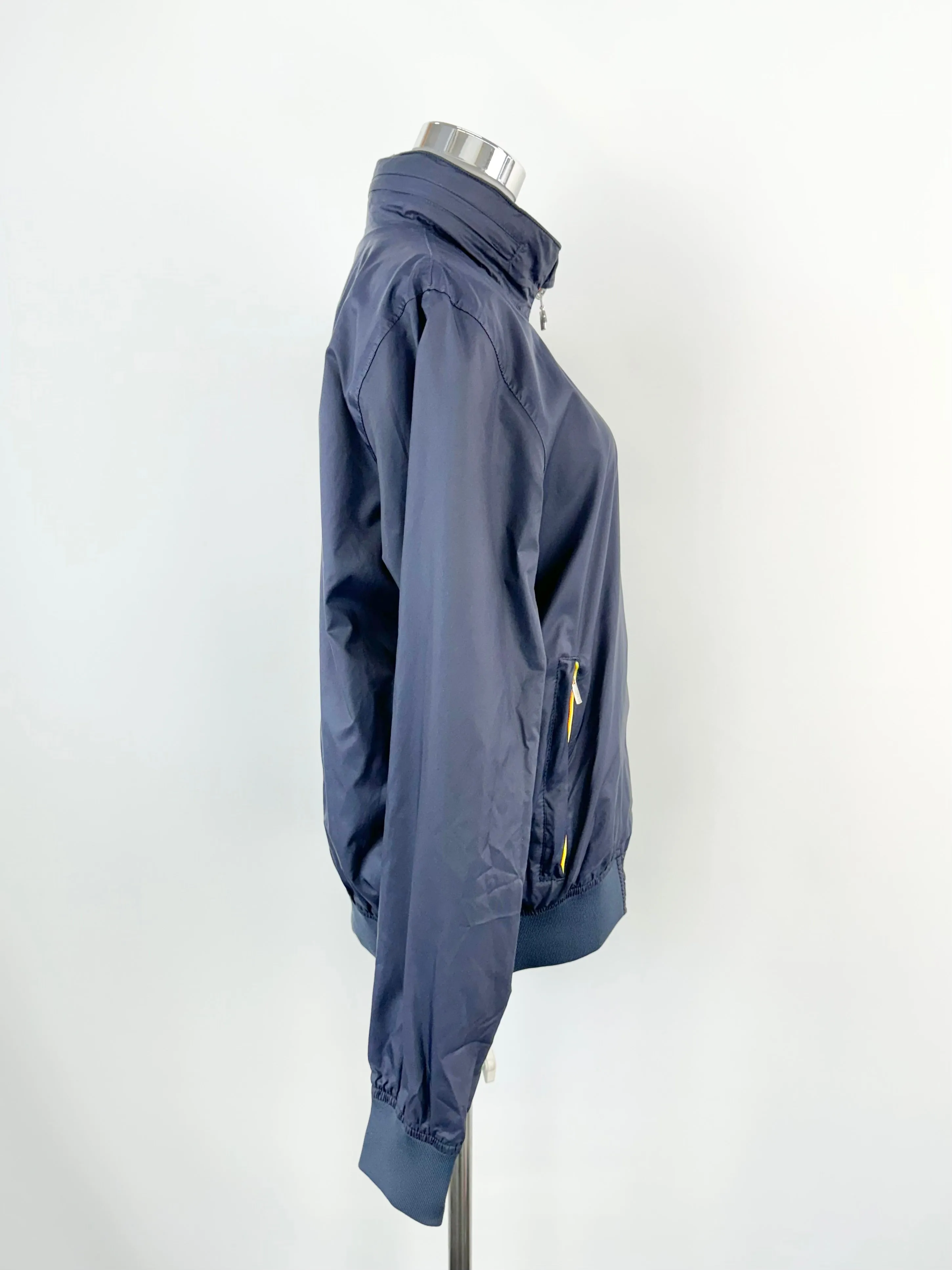 K•Way Navy Amaury Nylon Jersey Jacket - M