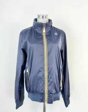K•Way Navy Amaury Nylon Jersey Jacket - M